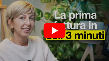 La mia prima fattura in tre minuti