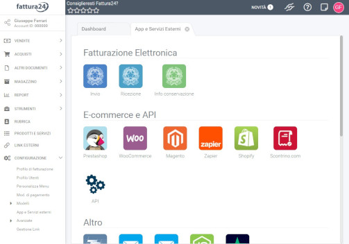 Integrazione di Fattura24 con altri contabili